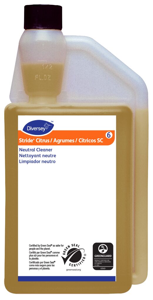 Stride® Citrus HC Neutral Cleaner 6x32oz - Limpiador Neutro Olor a Cítricos